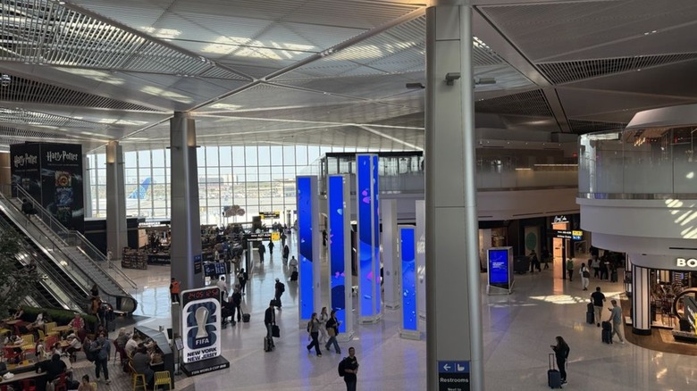 Terminal A at Newark Liberty International Airport in New Jersey