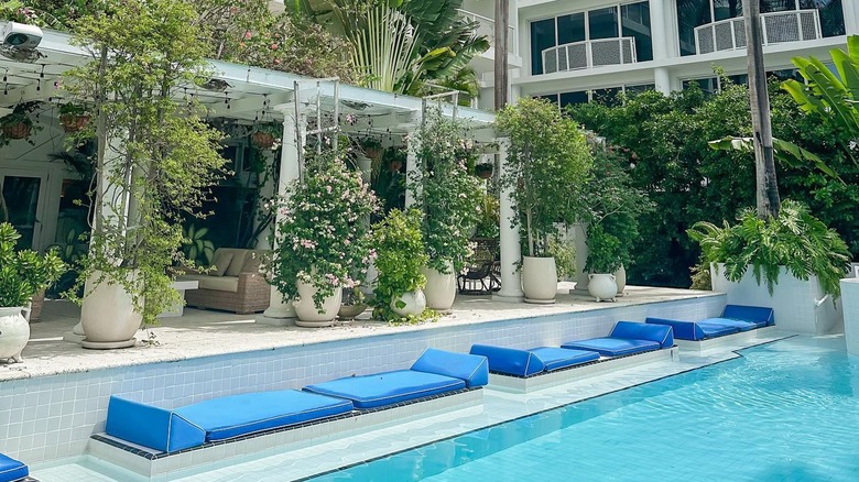 A pool at Palm Heights