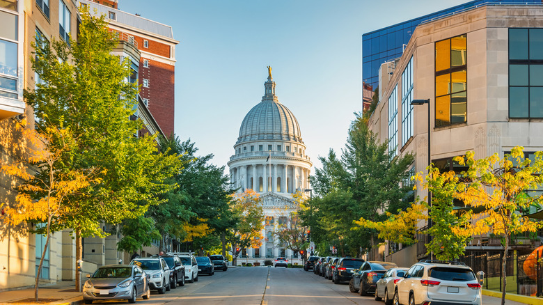 The State Capitol in Madison, Wisconsin