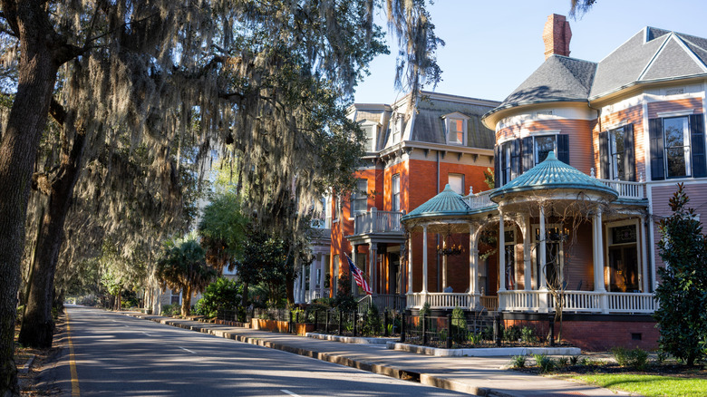 A street in Savannah, Georgia