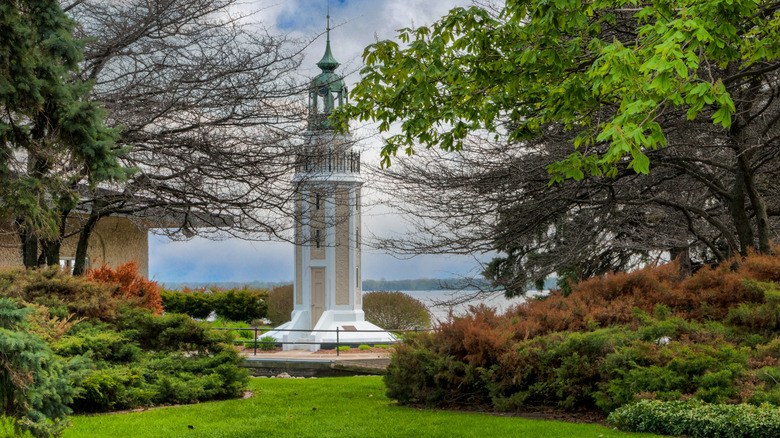 Bray's Point Lighthouse on Lake Winnebago in Oshkosh, Wisconsin
