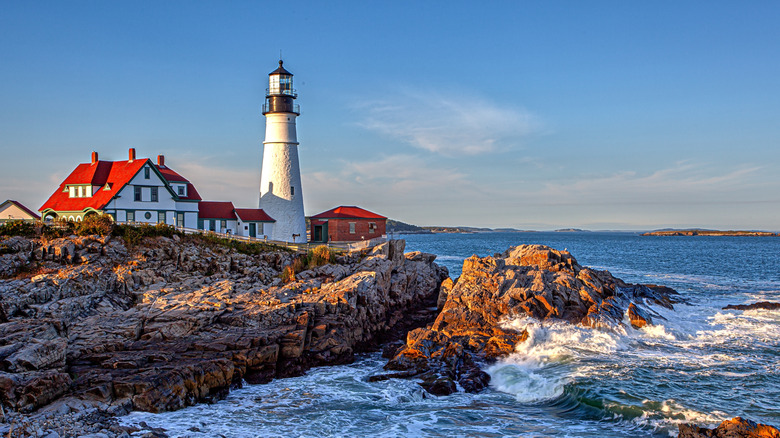 Portland Head Light lighthouse in Maine.
