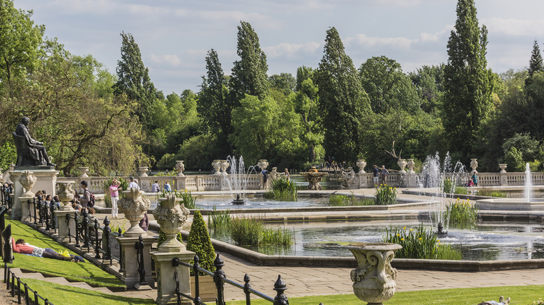 The Italian Gardens in Kensington Gardens