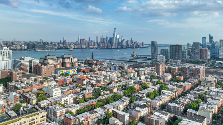 Aerial view of Hoboken