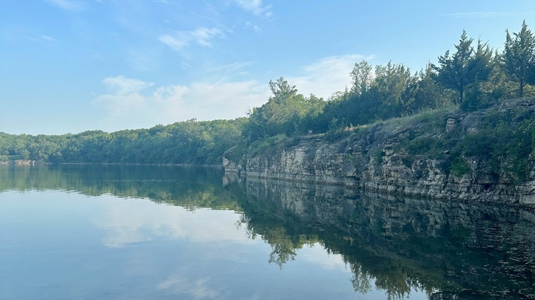 Lake at Lehigh Portland State Park in Iola, Kansas
