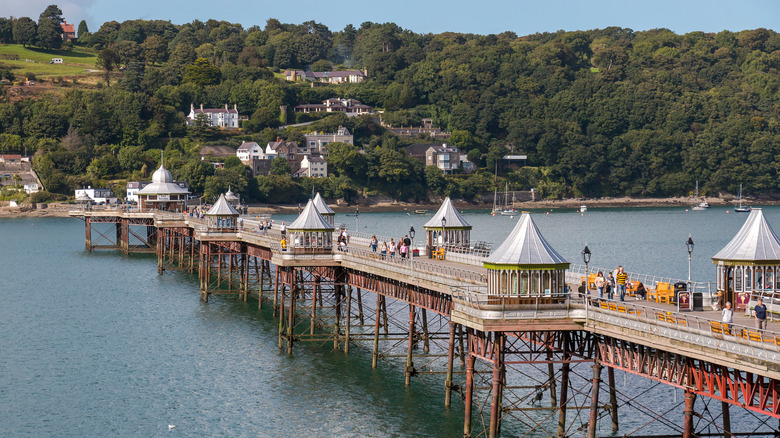 A view of Garth Pier in Bangor, Wales