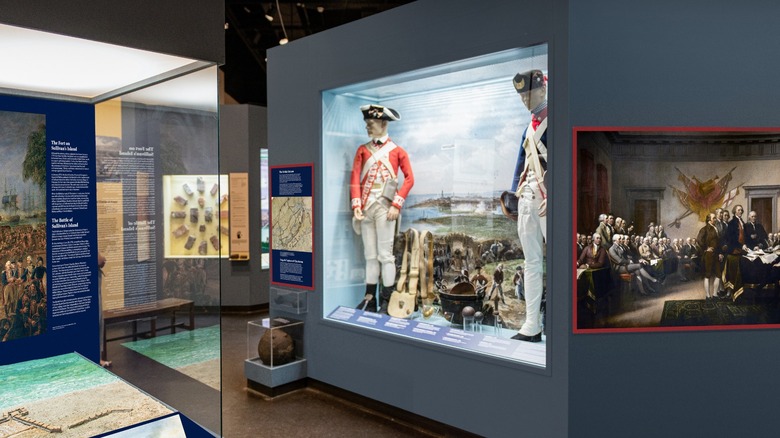 Becoming Americans exhibit at The Charleston Musuem in Charleston, South Carolina