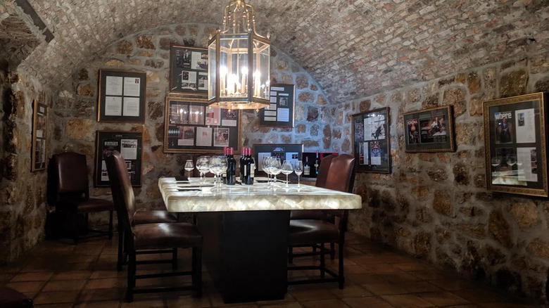 Inside Buena Vista Winery tasting room