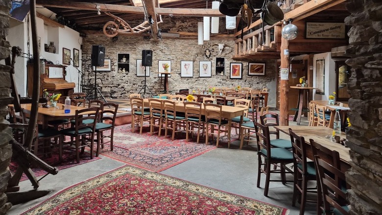 Tasting room at Staffelter Hof