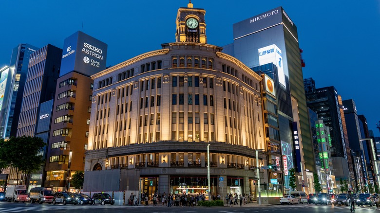 Clock tower in Tokyo