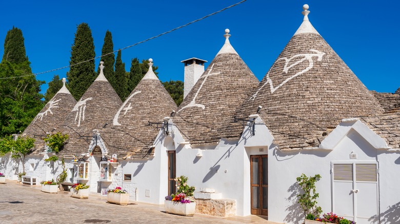 Unique architecture in Alberobello, Italy