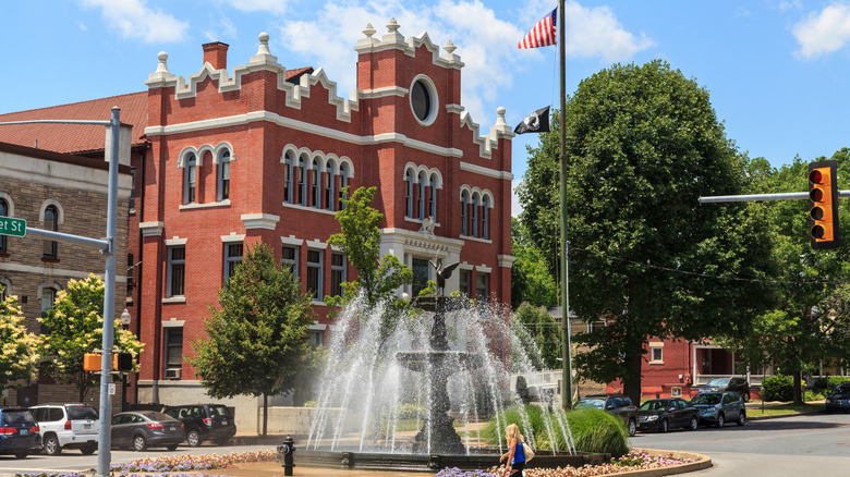 The Market Square in Bloomsburg, Pennsylvania