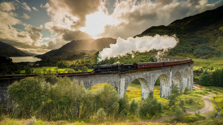 The Jacobite Steam train from Fort William to Mallaig