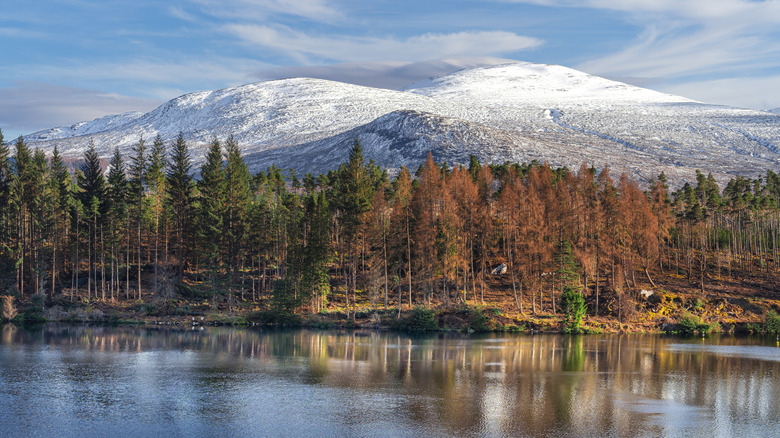 The Ben Nevis mountain range