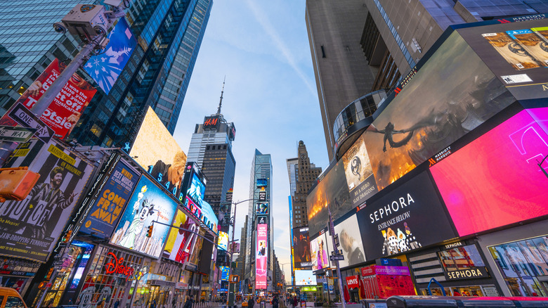 View of Times Square in New York City