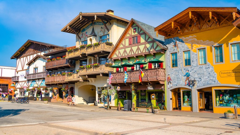 Colorful architecture in Leavenworth