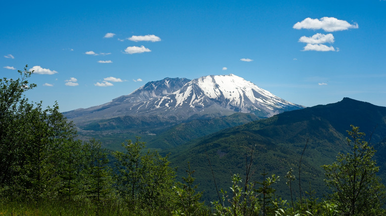 A view of Mount St. Helens
