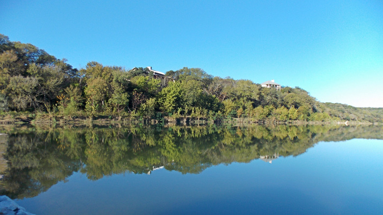 Blanco River in Kyle, Texas