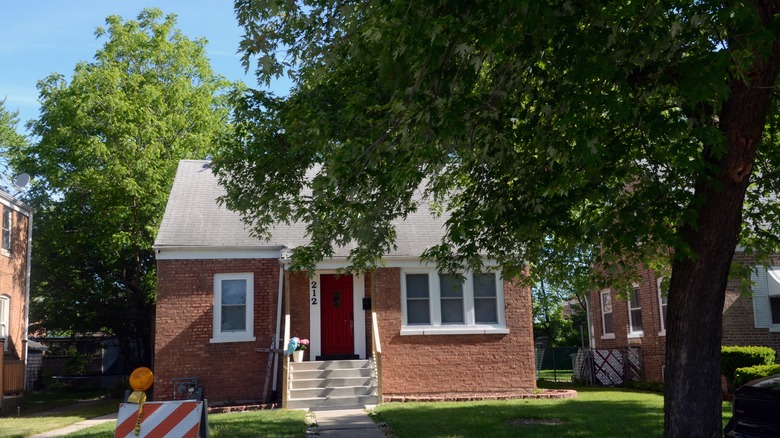 The childhood home of Pope Leo XIV is seen in Dolton, Illinois
