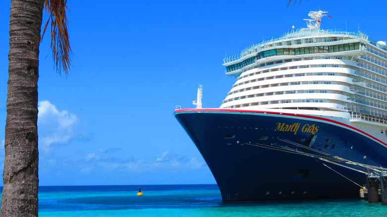 Carnival cruise ship at port