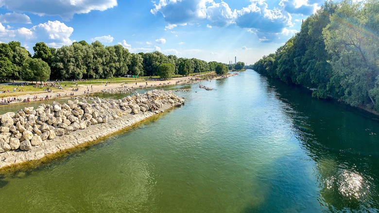 Isar River in Munich