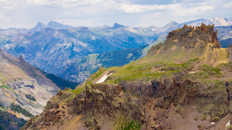 Colorado's San Juan Mountains from Governor's Basin near Telluride