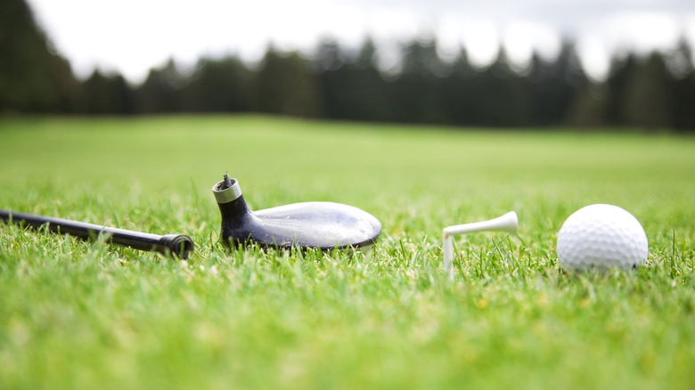 Broken golf equipment