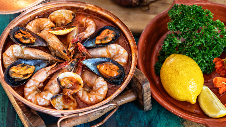 Portuguese seafood dish
