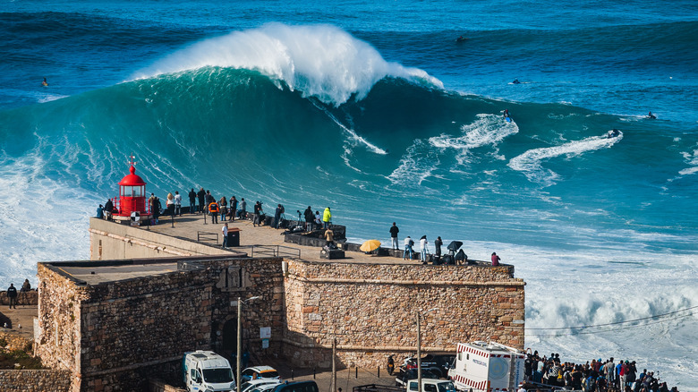 big wave at Nazare