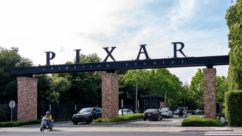 Entrance to Pixar Animation Studios Campus in Emeryville, California