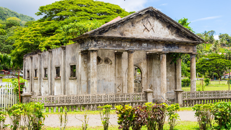 Building in Levuka, a historic town in Fiji
