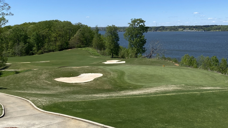 Golf course in Muscle Shoals, Alabama