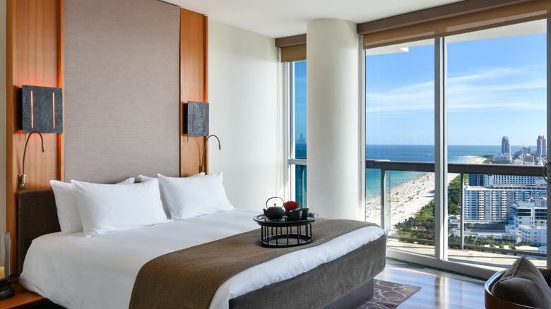 View of Miami Beach from an Ocean Suite at The Setai, Miami Beach
