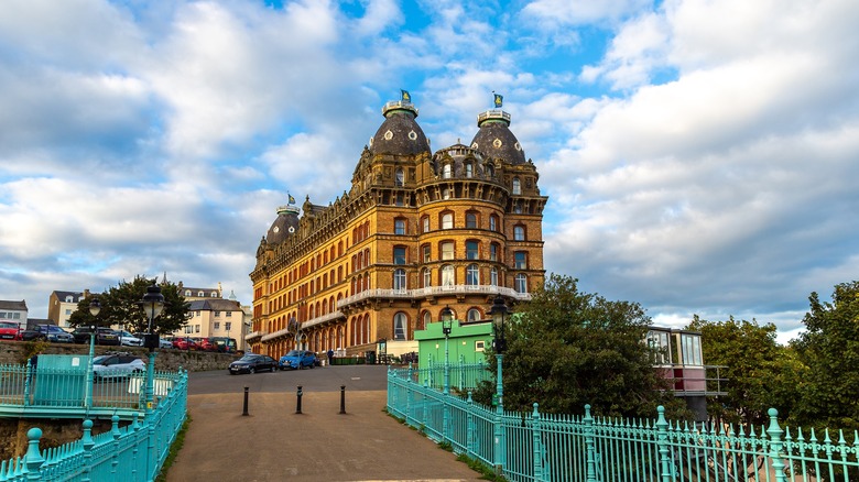 Exterior of the Grand Hotel Scarborough in England