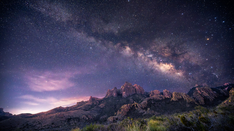 Night sky over Big Bend National Park