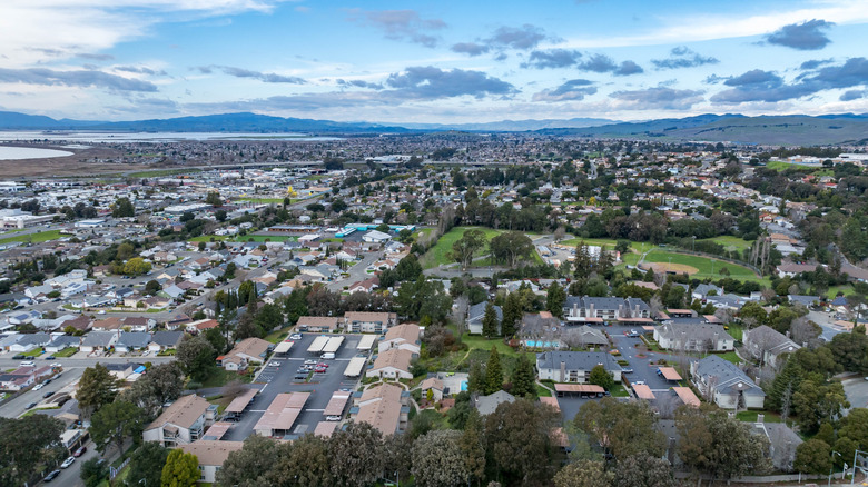 Aerial view of Vallejo, California