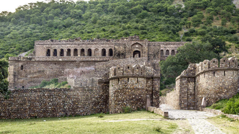 The ruins of the old Bhangarh Fort in India