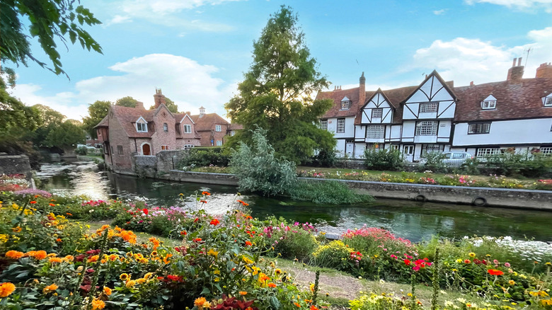 Canal in Canterbury, England