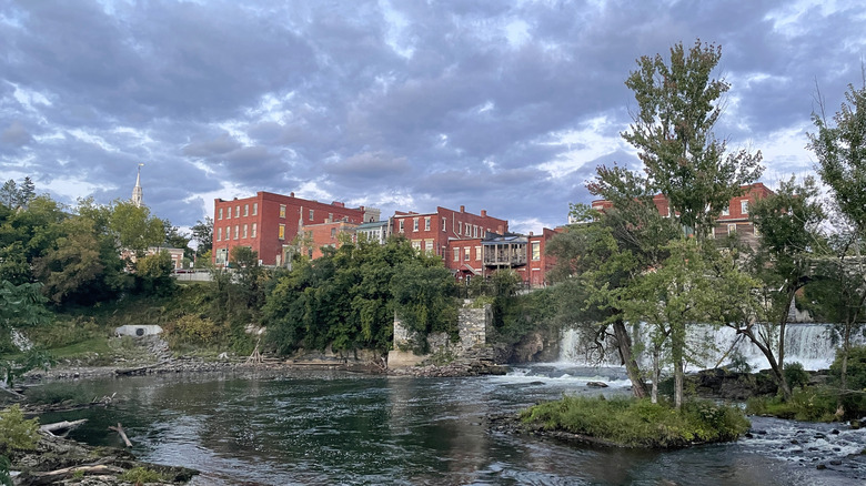 A view of Middlebury in Vermont