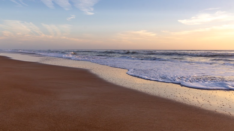 Ormond Beach coastline at sunrise