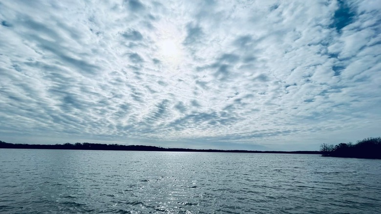 Lake view at Caddo National Grasslands