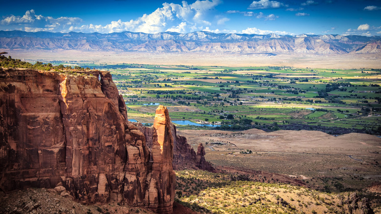 Western Colorado's Book Cliffs in Fruita