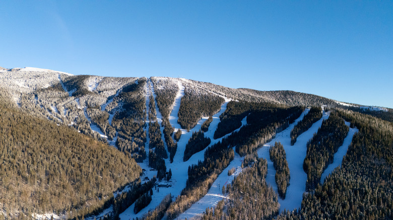 ski santa fe in the winter