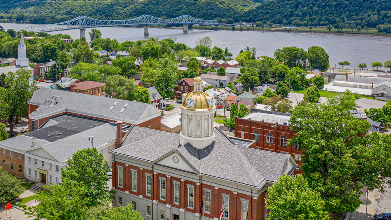 Madison, Indiana, is a pretty riverfront town.