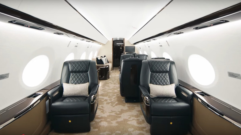Interior of Gulfstream G800