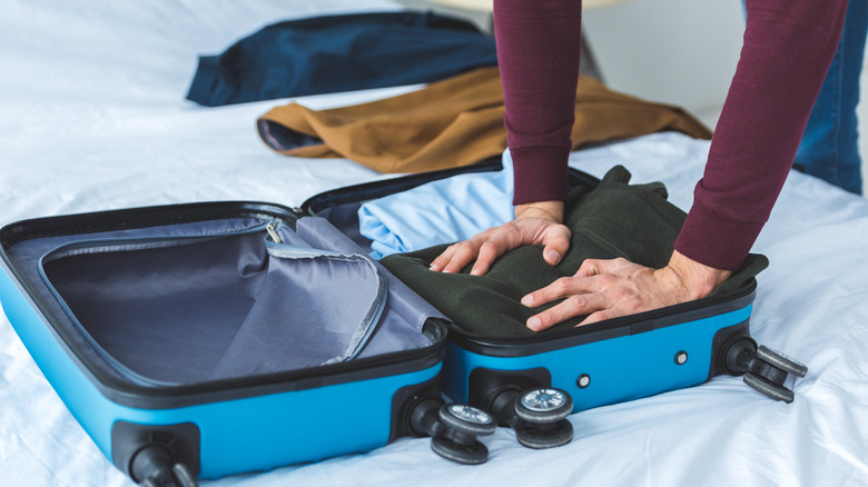 Packing light for a trip