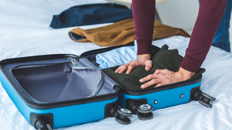 Packing light for a trip