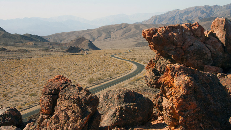 Roadway in Death Valley National Park