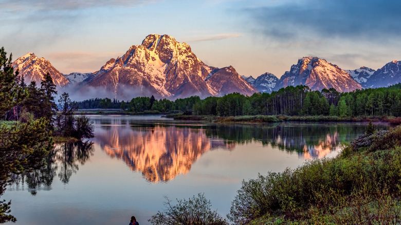 Sunset at Grand Teton National Park
