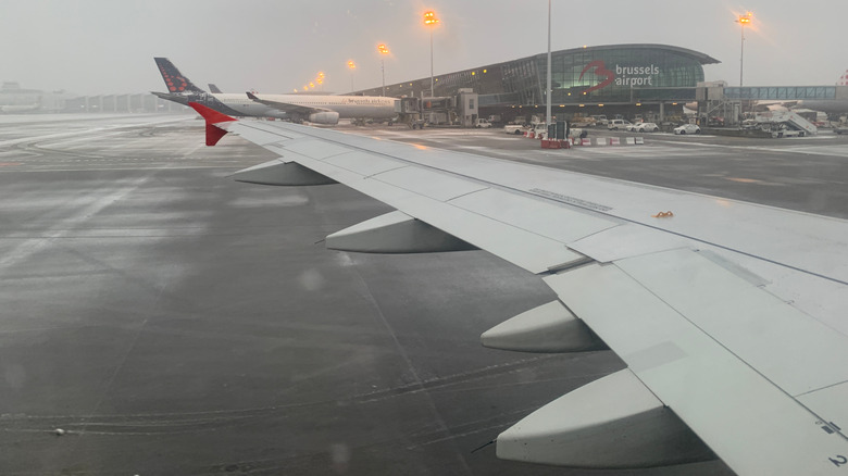 Wings of an Airbus A380